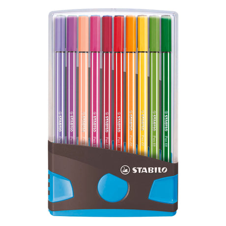Stabilo pen 68 rotuladores colorparade azul antracita - 20 uds.