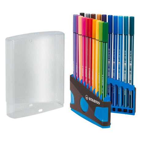Stabilo pen 68 rotuladores colorparade azul antracita - 20 uds.