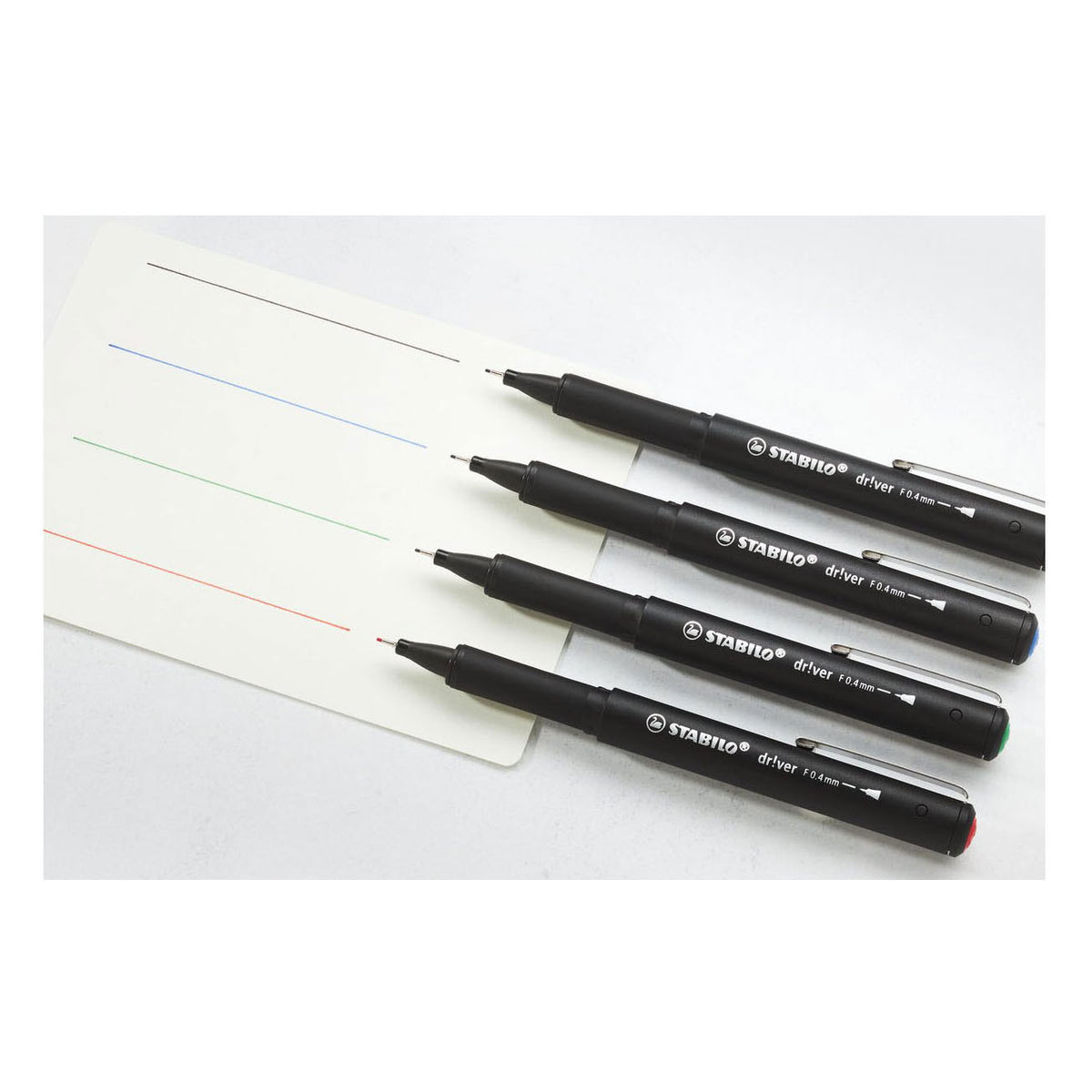Rotuladores finos Stabilo dr!ver - 4 uds.