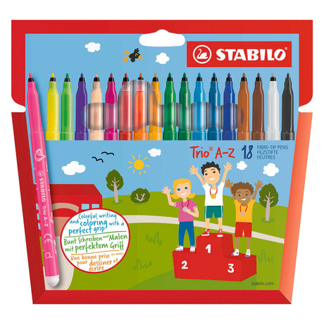 Rotuladores Stabilo trio a-z - 18 uds.