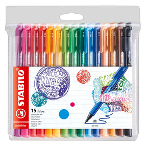Rotuladores finos Stabilo pointmax - 15 uds.