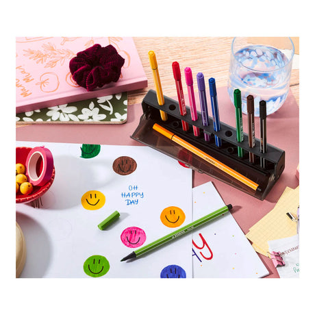 Juego de rotuladores Stabilo pen 68 click - 10 uds.