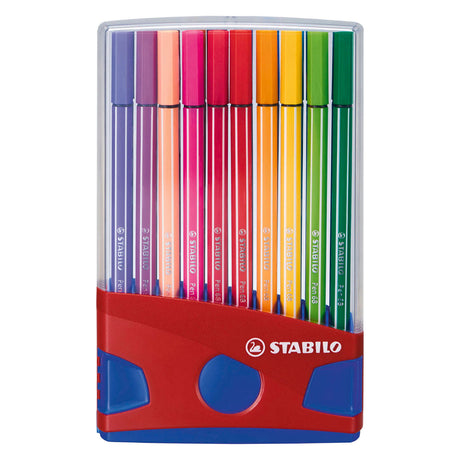 Rotulador Stabilo 68 colores surtido 20 piezas