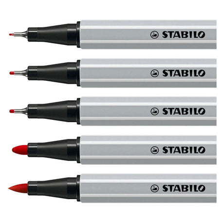 Stabilo puntas creativas bolígrafos arty colores clásicos en estuche de metal - 30 uds.