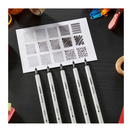 Stabilo puntas creativas bolígrafos arty colores clásicos en estuche de metal - 30 uds.