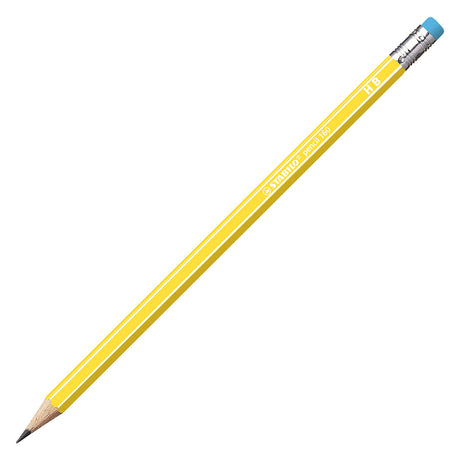 Lápiz Stabilo 160 hb lápices de grafito con punta de borrador - 6 uds.
