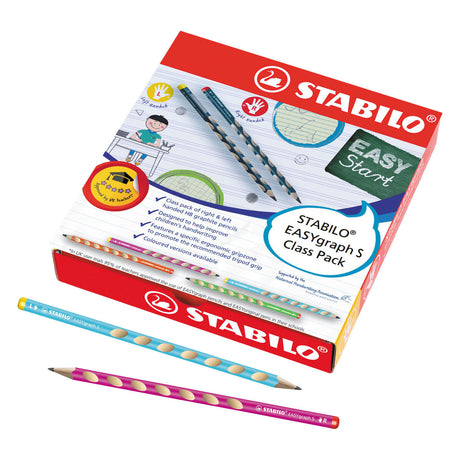 Lápices de grafito Stabilo easygraph s school pack - 48 uds.