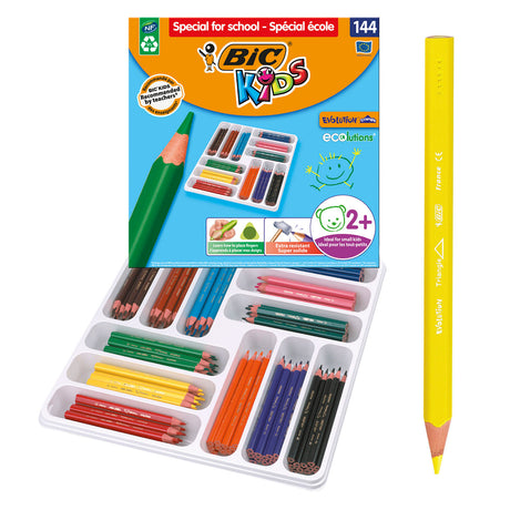 Bic https: www.cchobby.nl -recambio-de-lápices-de-colores-eco-evolution-5-mm-varios-colores-12-piezas-1-caja