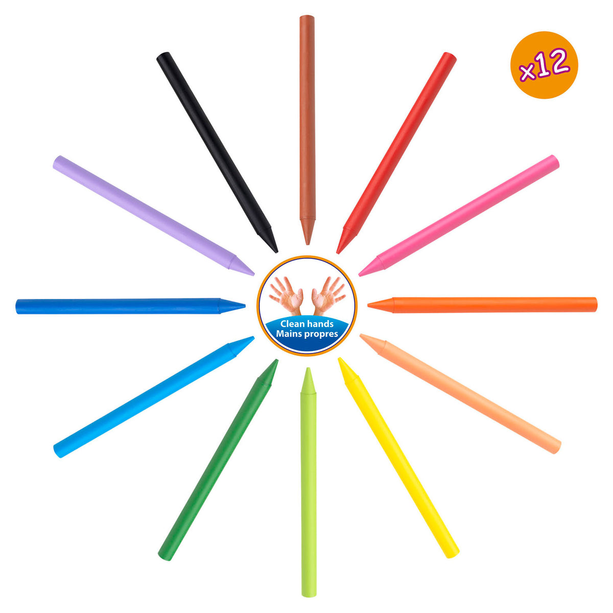 Bic Kids Plastidecor Color Chalk, 18st.