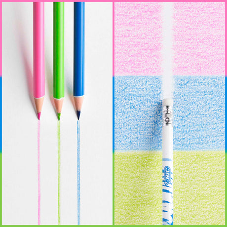 Lápices de colores borrables Bic Kids Evolution, 12 uds.