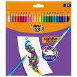 Ilusión infantil Bic - lápices de colores - niños y adultos - diferentes colores - lápiz - 24 piezas