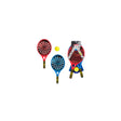 Toi-toys set tenis playa adrenix 3 piezas