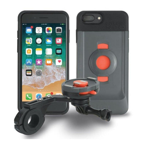 Funda para teléfono deportivo Abi tigra fitclick neo kit de bicicleta hacia adelante para iphone 6+ 6s+ 7+ 8+