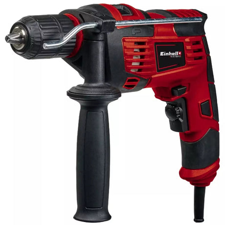 Taladro de percusión eléctrico Einhell TC-ID 720 1 e - 720 W - 2 funciones: perforación perforación de percusión - capacidad de perforación madera 30 mm hormigón 13 mm acero 10 mm