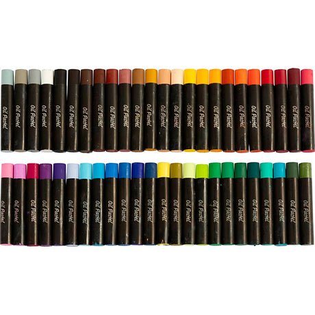 Empresa creativa https: www.cchobby.nl pasteles al óleo-l-7-cm-espesor-11-mm-varios-colores-48-piezas-1-caja