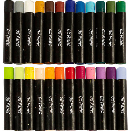 Empresa creativa https: www.cchobby.nl pasteles al óleo-l-7-cm-espesor-11-mm-pastelcolors-24-piece-1-box