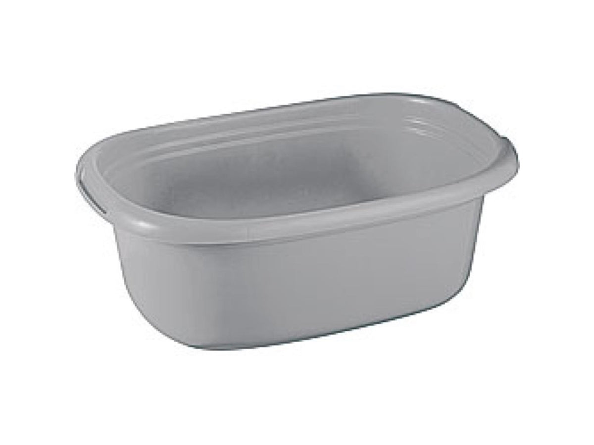 Cesto para la ropa Sunware basic 25 litros plata 55x38x23cm plástico
