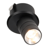 Foco empotrable Rapino mini negro