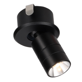 Foco empotrable Rapino mini negro