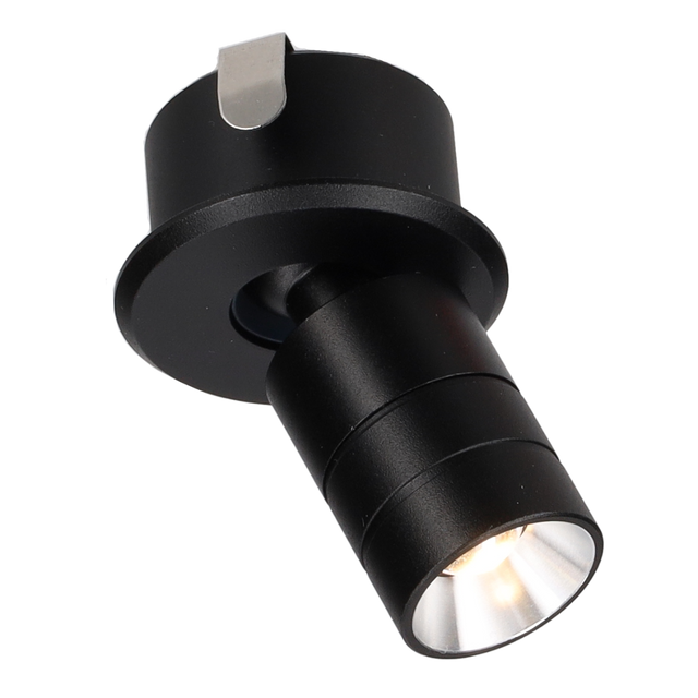 Foco empotrable Rapino mini negro
