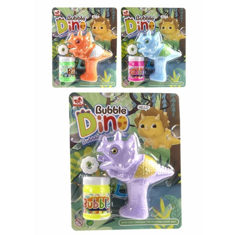 Pistola sopladora de burbujas dino 50ml