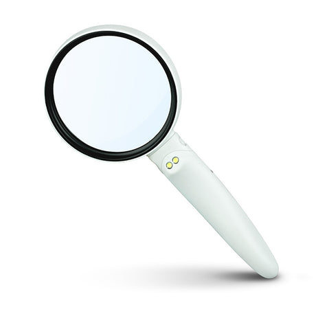 Lupa de mano conus trío 3,5x-5x-11x con LED