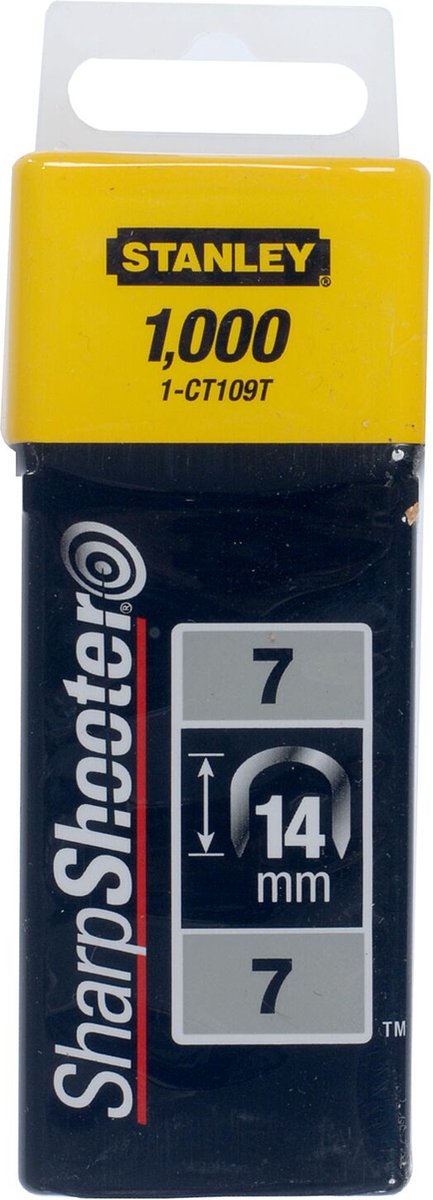Grapas Stanley 14mm tipo 7 - 1000 piezas