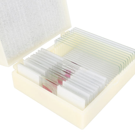 Biología del conjunto de preparaciones de Konus, células y tejido animal (25 piezas)