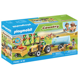 Playmobil 71442 Tractor campestre con remolque y depósito de agua