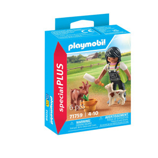 Playmobil 71759 Mujer con Cabras | 2 piezas