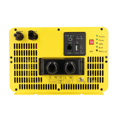 Inversor onda sinusoidal pura 12v-230v - 2000w con cargador, conexión paneles solares y controlador de carga MPPT