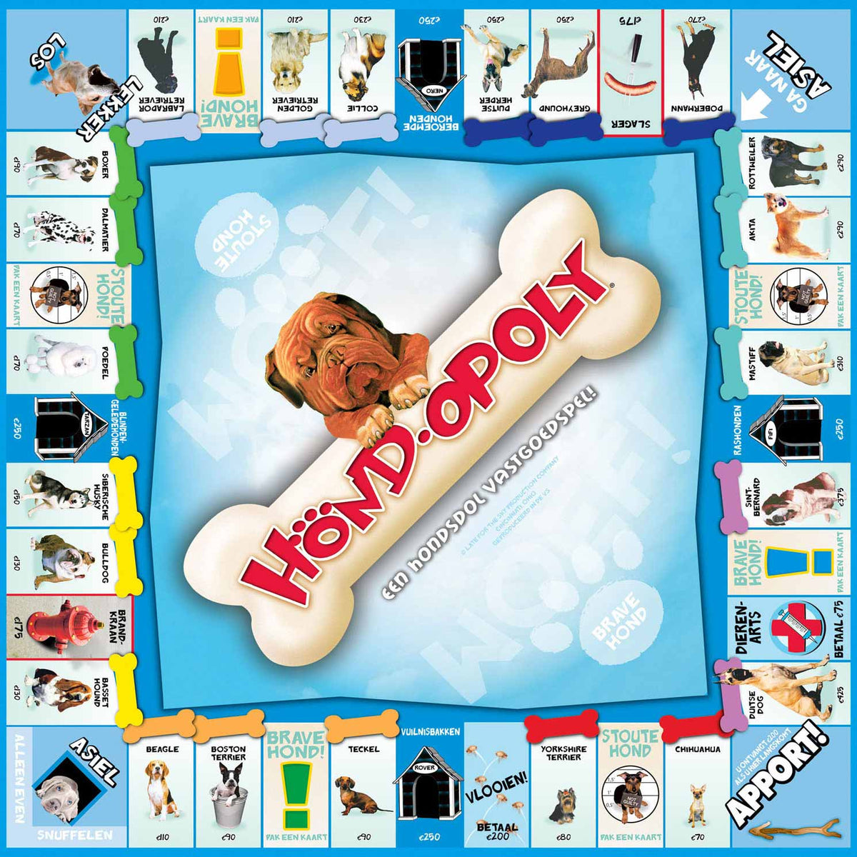 Juego de mesa para perros opoly