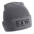 Gorro de vecina y vecina - sello gris