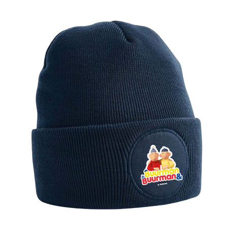 Gorro de vecina y vecina - logo azul marino