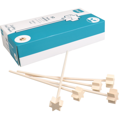 Depa mortero palo agitador estrella 15,5cm madera (50 piezas)