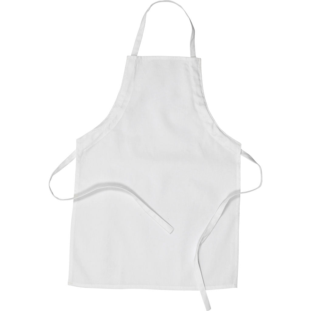 Empresa creativa https: www.cchobby.nl delantal-l-61-cm-b-43-cm-talla-4-6-años-210-gr-blanco-1 pieza