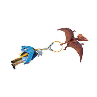 Dinosaurios Schleich - persecución en jetpack - set de figuras - juguetes infantiles para niños y niñas - de 5 a 12 años - 7 piezas
