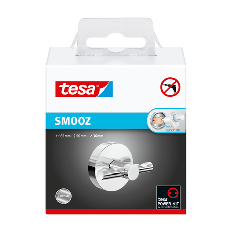 Tesa 1073560 - Gancho para albornoz doble smooz | 1 pieza