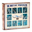 Juego de rompecabezas cerebral Eureka azul, 10 piezas.