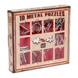 ¡Eureka-! 10 rompecabezas de metal edición roja