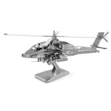 Eureka metal Earth ah-64 apache edición plata