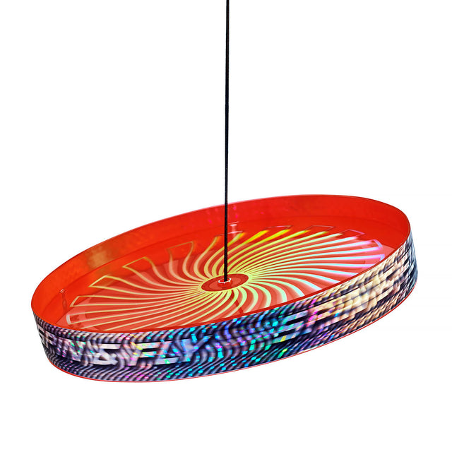Eureka Acrobat Spin and Fly haciendo malabarismos con frisbee - rojo