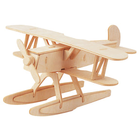 Kit de construcción de madera 3d del taller de Eureka Gepetto - hidroavión