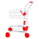 Carro de compras rojo metal