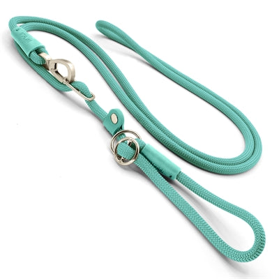 Morso Dog Leash Retrieverlijn Manos de la cuerda suave Soft Aquamarina reciclada