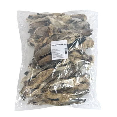 Petsnack orejas de conejo con pelo