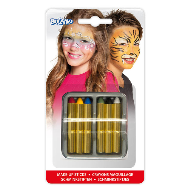 Boland set de 6 barras de maquillaje 6 colores