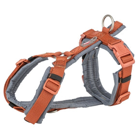 Trixie Dog Arness Premium Draw Rust Brown Grafite Gray