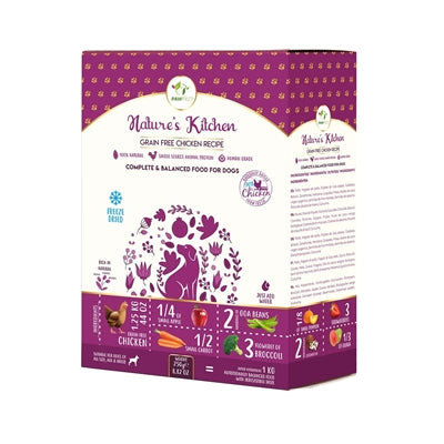 Receta de pollo con alimentos liofilizados Pawfect