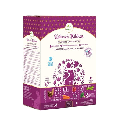 Receta de pollo con alimentos liofilizados Pawfect